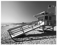 California Lifeguard Stand Fine Art Print