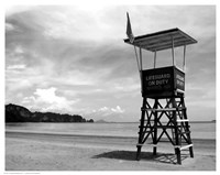 Lifeguard Observation Tower Fine Art Print