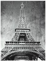 Eiffel Tower Retro Fine Art Print