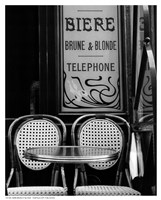 Biere Brune et Blonde Fine Art Print