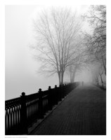 Promenade in the Mist Fine Art Print
