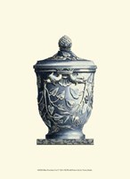 Blue Porcelain Urn I Fine Art Print