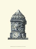 Blue Porcelain Urn II Fine Art Print