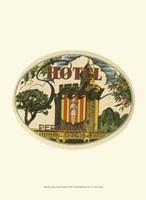 Vintage Travel Label II Fine Art Print