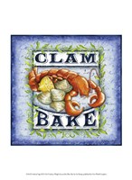 Seafood Sign III by Sydney Wright - 10" x 13"