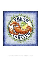Seafood Sign IV Fine Art Print
