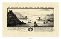 Vintage Fowey Castle Fine Art Print