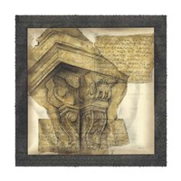 Antique Capitals I Fine Art Print