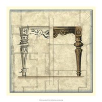 Furniture Sketch IV Fine Art Print