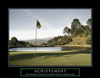 Achievement-Golf Commit Yourself Fine Art Print