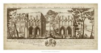 View of Roche-Abbey Fine Art Print