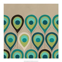 Peacock Regalia III Framed Print