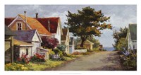 Sunlit Side Street Fine Art Print