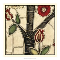 Floral Mosaic III Fine Art Print