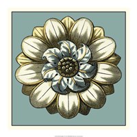 Floral Medallion I Fine Art Print