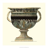 Crackled Large Giardini Urn II Fine Art Print
