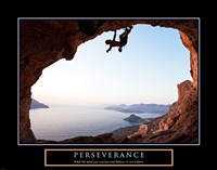 Perseverance-Cliffhanger Fine Art Print