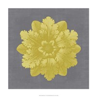 Gilded Rosette V Fine Art Print