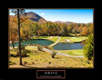 Drive-Golf Fine Art Print