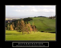 Determination-Golf Fine Art Print