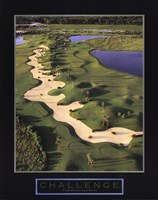 Challenge-Golf II Framed Print