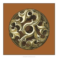 Graphic Medallion I Fine Art Print