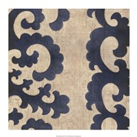 Indigo Suzani III Fine Art Print