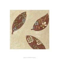 Linen Leaves IV Fine Art Print