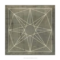Geometric Blueprint VII Fine Art Print