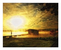 Fishin' on the Pier Fine Art Print