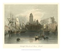 Radcliffe Church & Basin, Bristol Fine Art Print