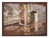 Coffee, Men, Chocolate Fine Art Print
