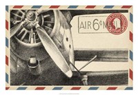 Vintage Airmail II Framed Print