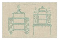 Chinese Chippendale Cabinet II Fine Art Print