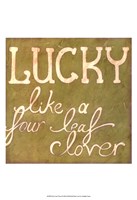 Four Leaf Clover Fine Art Print