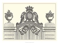 Antique Briseux Gate I Fine Art Print