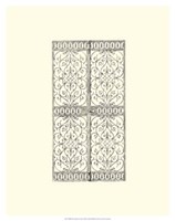 B&W Wrought Iron Gate VIII Fine Art Print