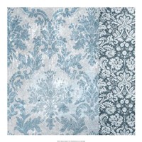 Chambray Damask II Fine Art Print