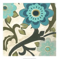 Peacock Blossoms II Fine Art Print