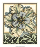 Panelled Rosette I Fine Art Print
