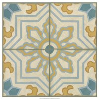 No Embellish* Old World Tiles III Fine Art Print