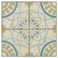 No Embellish* Old World Tiles IV Fine Art Print