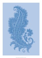 Porcelain Blue Motif I Fine Art Print