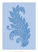 Porcelain Blue Motif III Fine Art Print