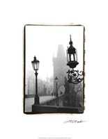 Charles Bridge in Morning Fog I Fine Art Print