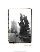 Charles Bridge in Morning Fog II Fine Art Print