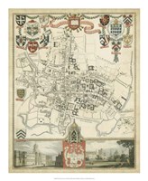 City & University of Oxford Fine Art Print