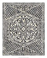 Woodcut in Black I Fine Art Print