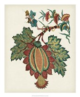 Jacobean Floral II Framed Print