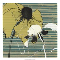 Layered Poppies I Framed Print